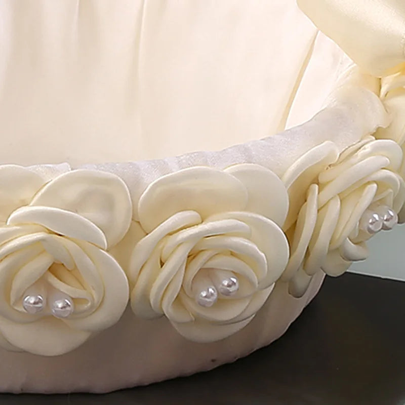 🧺 Panier Fleuri de Mariage Élégant